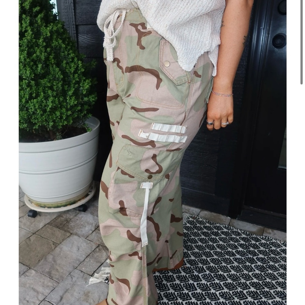 POL Camouflage Cargo Pants